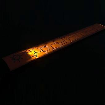Luminous Slap Bracelets for Wearing Including Night Bands