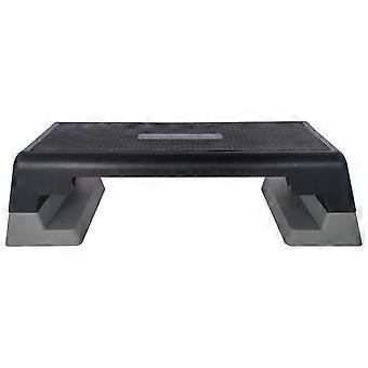 Fitness Stapplatform Verstelbaar - Grijs - 15-25 cm Hoogte - Polyethyleen - Antislip