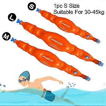 S/M/L Child Swimming Assisted Inflatable Back Float Belt Fast Lifesaving Inflatable Belt Adult Waist Ring Buoy Personal Flotation-C