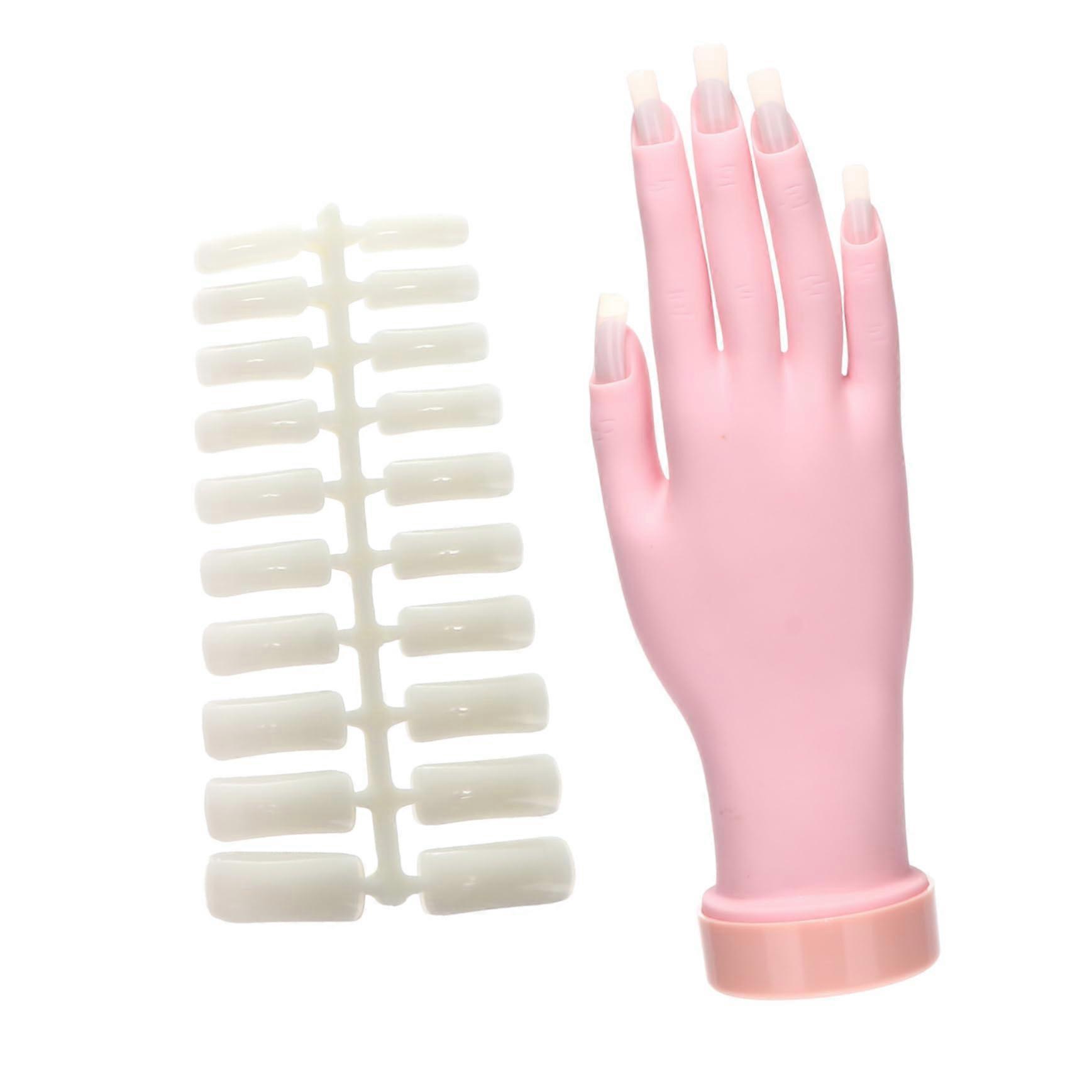 Silicone Nail Technician Training Hand