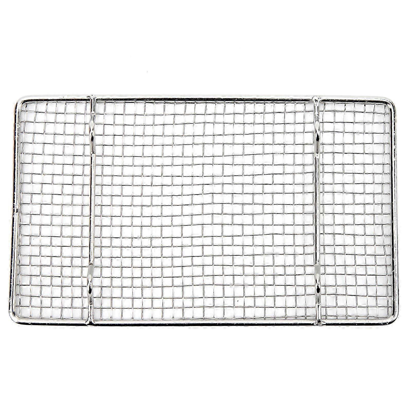 Grill Grate Dishwasher Safe Rectangular Rust Proof Stainless Steel Grill Mesh Rack for Barbecue Baking