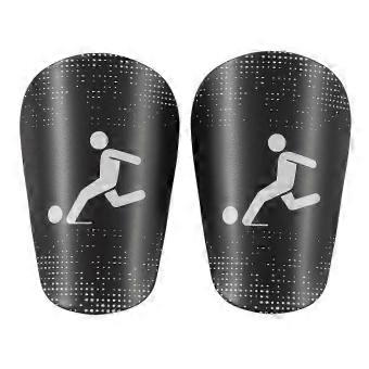 Mini Soccer Shin Guards, PP Foam Calf Protection Pads, Lightweight Portable for Kids and Adults, Outdoor Soccer Training and Games, XS White, 1 Pair