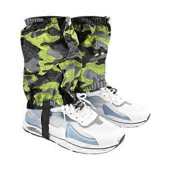 Waterproof Leg Gaiters for Hiking Boots, Adjustable Outdoor Boot Covers with Durable Polyester and Nonslip Design