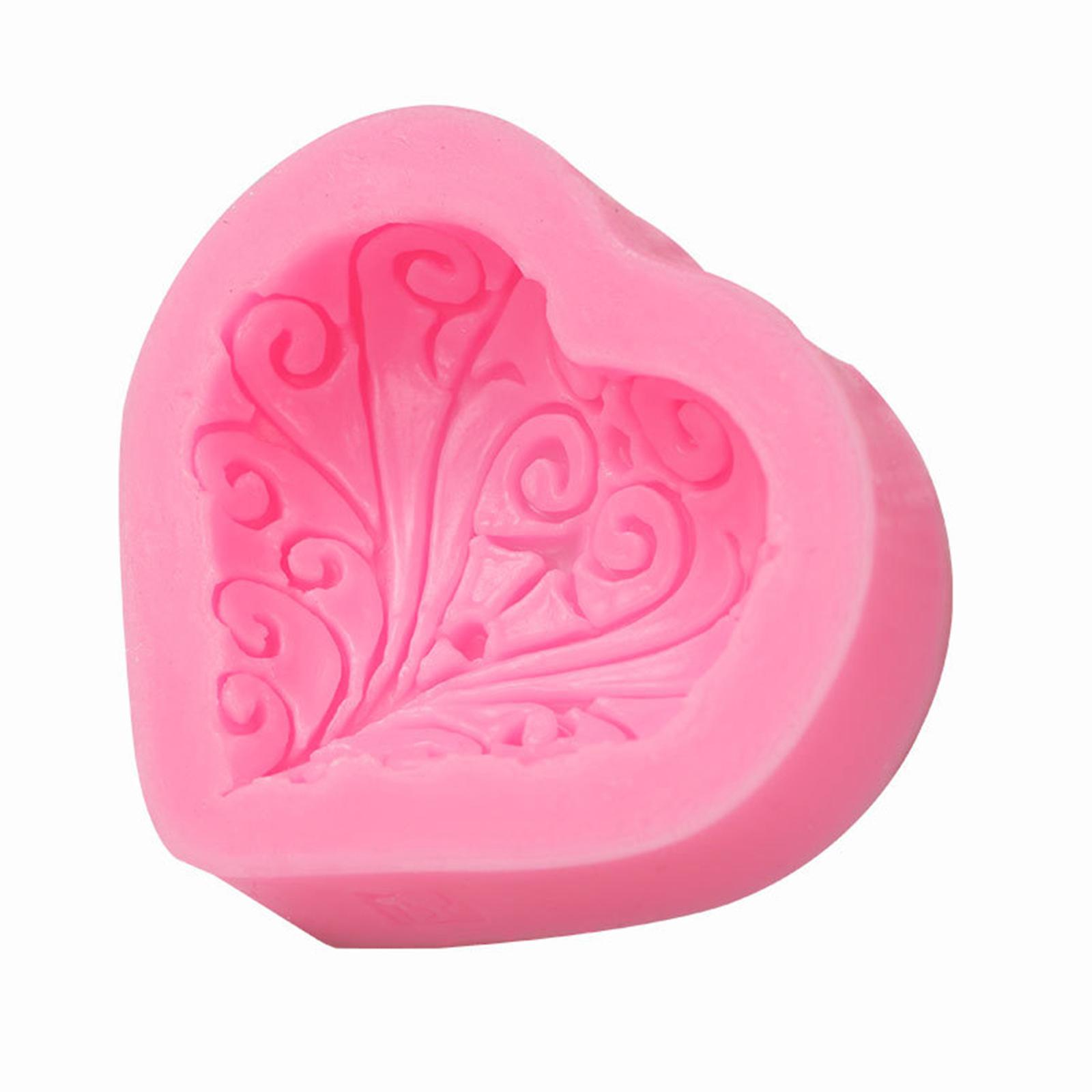 Candles Making Molds DIY Handmade Gadgets Heart Shaped Silicone Material