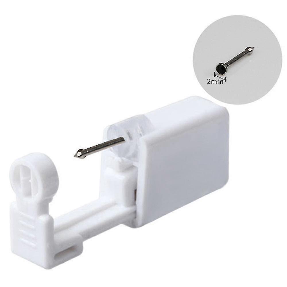 Disposable Ear Lip Nose Piercing Gun Kit Gem Studs Piercer Tool Set