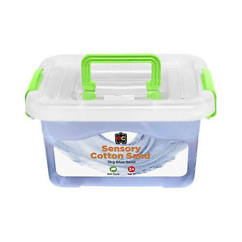 COTTON BLUE EC Sable sensoriel Sable léger moelleux Baignoire de 5 kg à partir de 3 ans