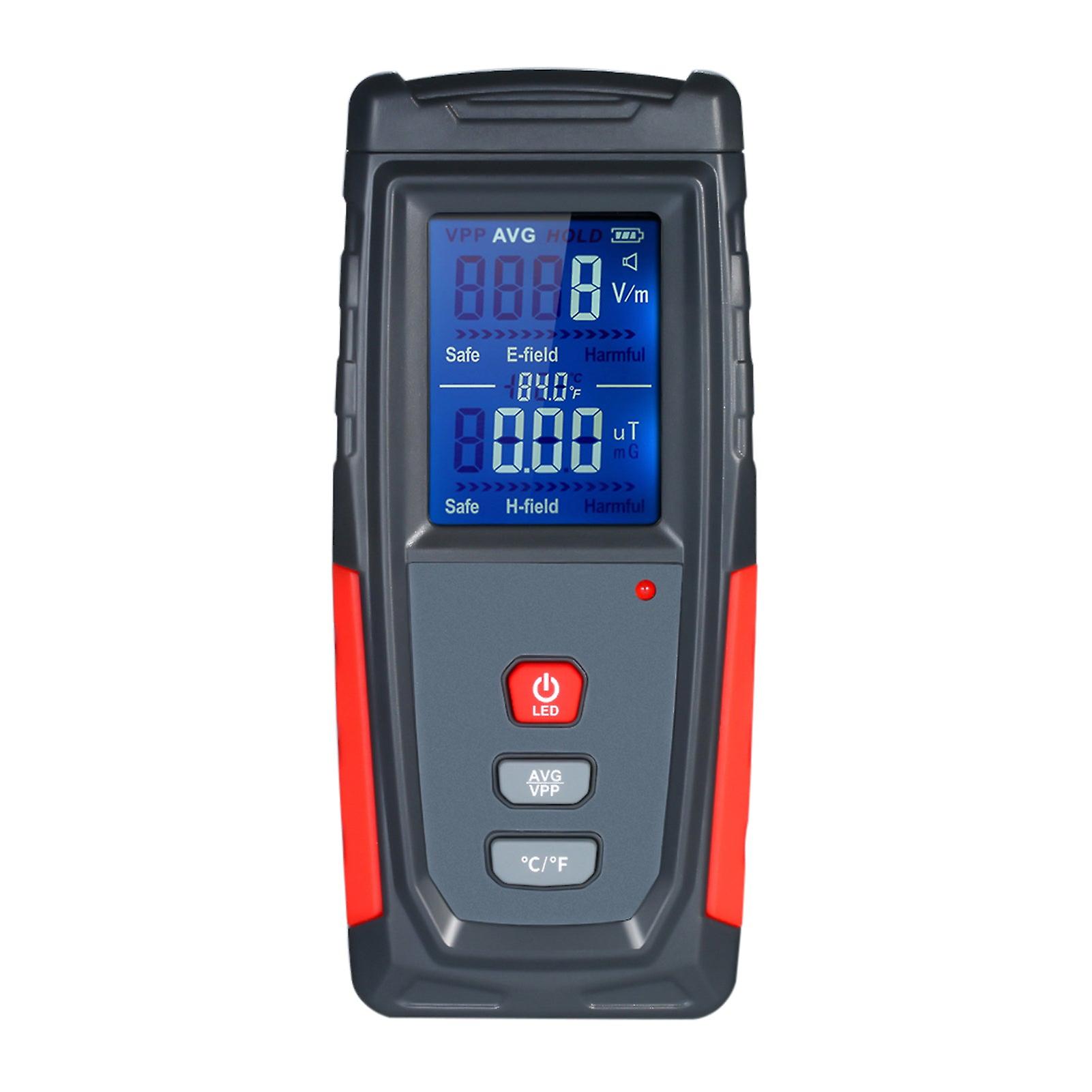 High Precision Handheld Mini Digital Lcd Emf Tester Electromagnetic Field Radiation Detector Meter Dosimeter Tester Counter