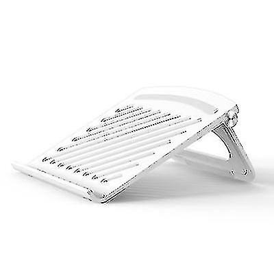White Laptop Stand For Desk Portable Computer Stand Ergonomic Adjustable Height Laptop Riser X7495