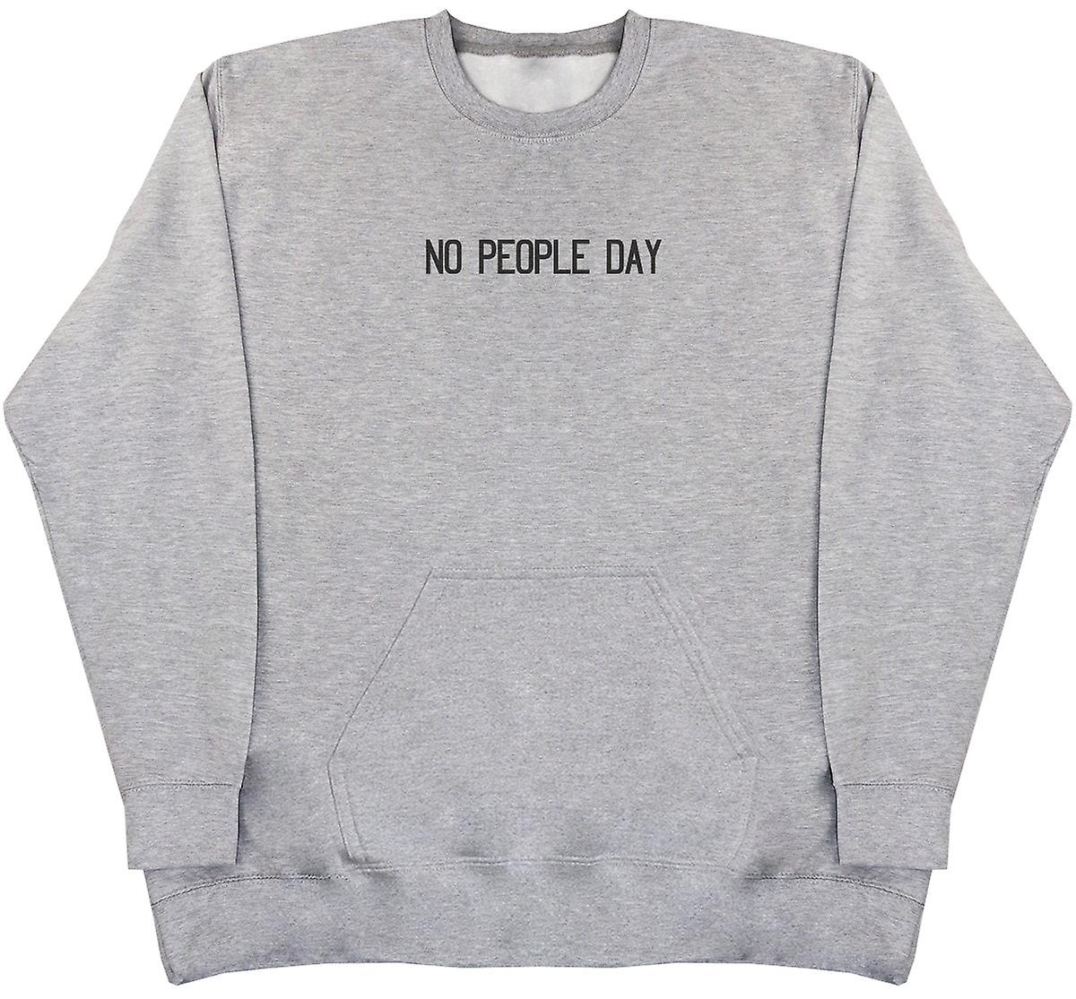 No People Day - Huge Oversized Hoodless Hoodie