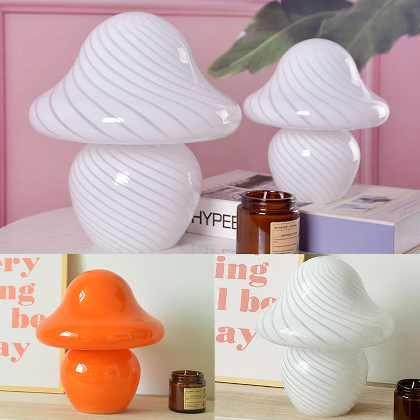 Korean Ancient Style Mushroom Lamp Ins Cute Atmosphere Lamp Handmade Glass Bedside Lamp Bedroom Lamp