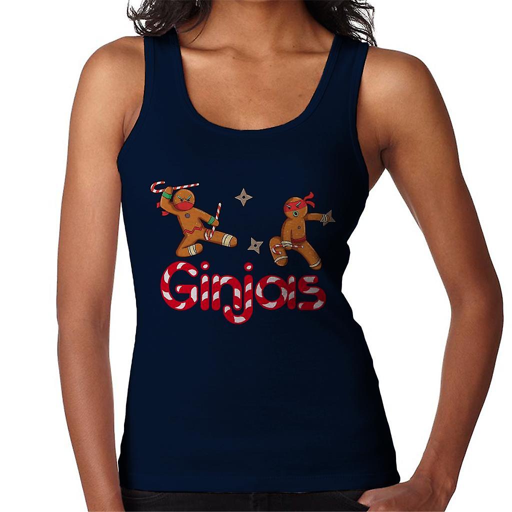 Christmas Gingerbread Ninjas Women's Vest