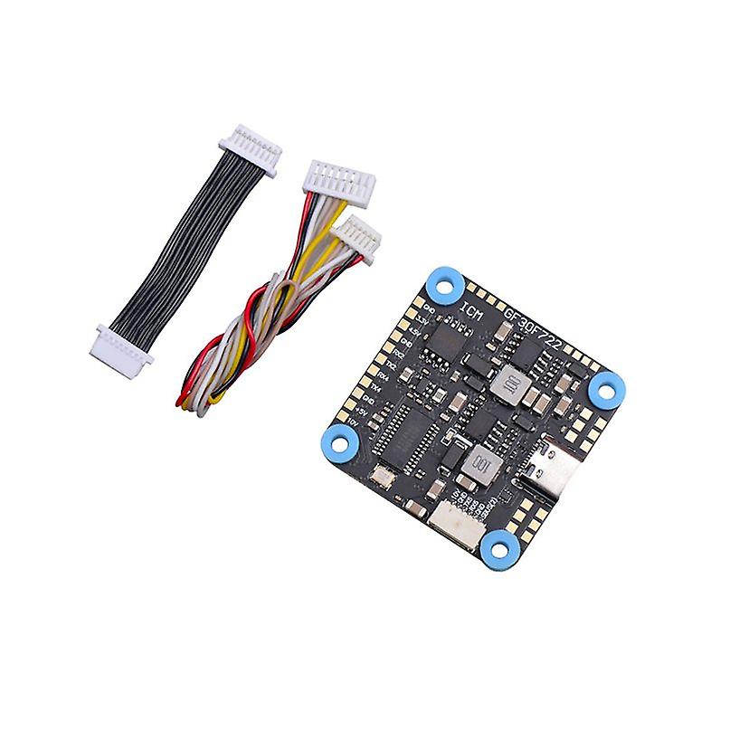Jhemcu Gf30f722-icm F722 Osd 5v 10v Dual Bec Flight Controller 3-8s For Fpv Freestyle Hd Drones Diy Parts 30.5x30.5mm