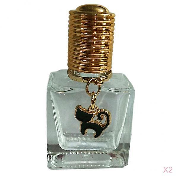 10ml Empty Roll on Bottles Glass Roller for Perfume Essential Oils 2pcs