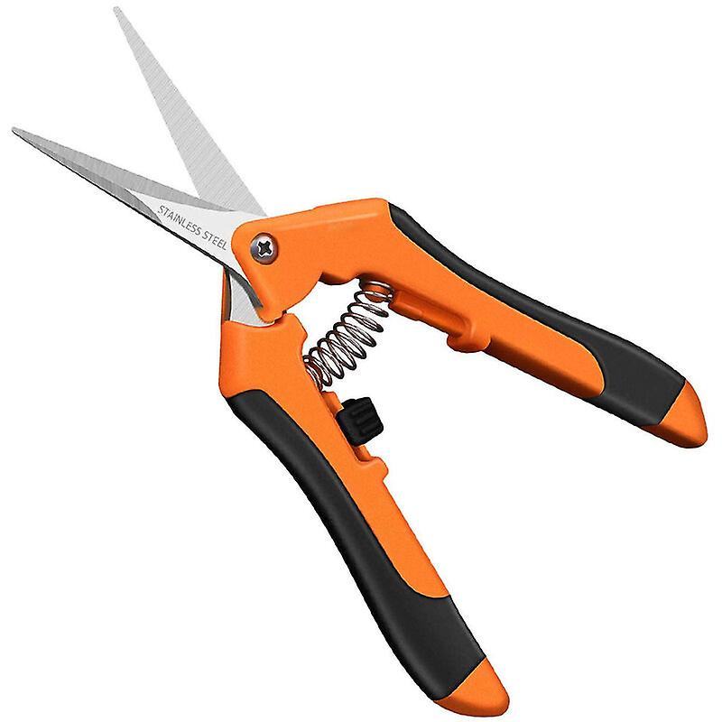 Multi-functional straight head garden shears Garden pruner Non-slip labor-saving flower branch and branch shears,