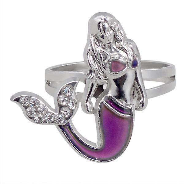 3xTail Mood Ring Emotion Feeling Color Changing Band Gift Size Adjustable