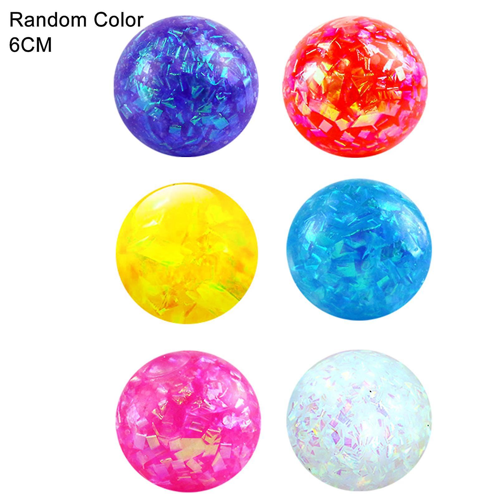 Decompression Ball Unbreakable Vibrant Color Tpr Stress Release Sensory Ball Toy For Adults