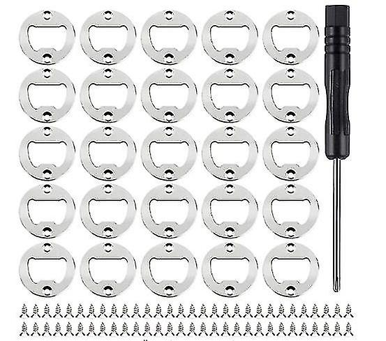 25pcs Bottle Openers Inserts Bottle Openers Making Insert Accessory Bottle Openers Parts