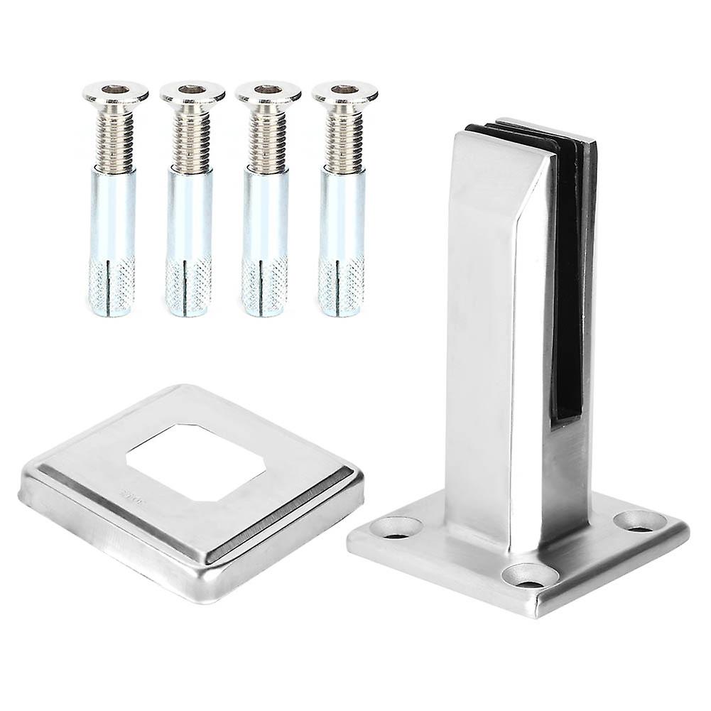 Robinet de clôture de piscine, support de poteau de balustrade, système de garde-corps en verre, pince à panneau de verre carré, acier inoxydable de qualité supérieure pour une durabilité maximale (lourd