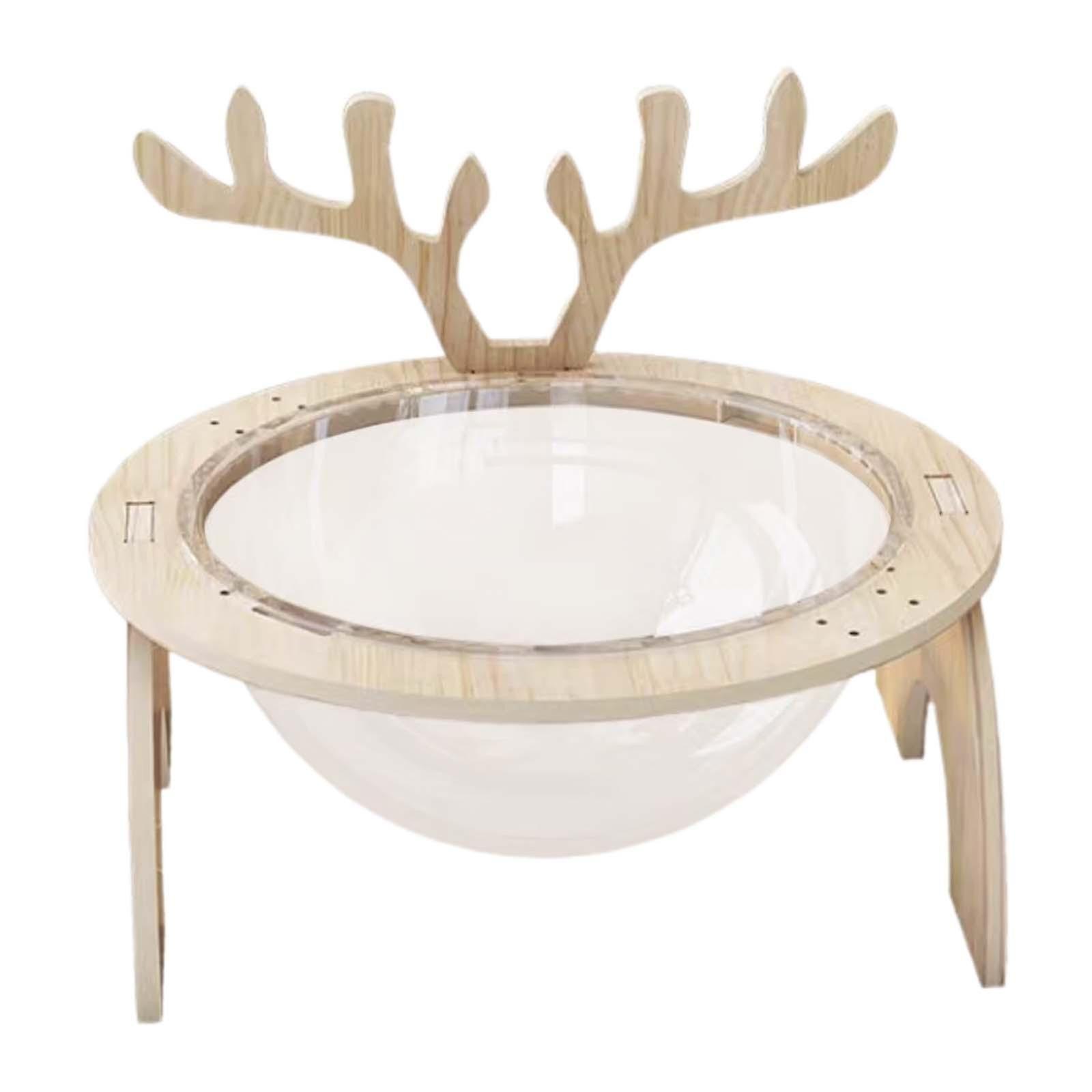 חלל קפסולה מיטת חתול ניקוי קל ספה חתלתול ריהוט חתול עמיד שקוף S