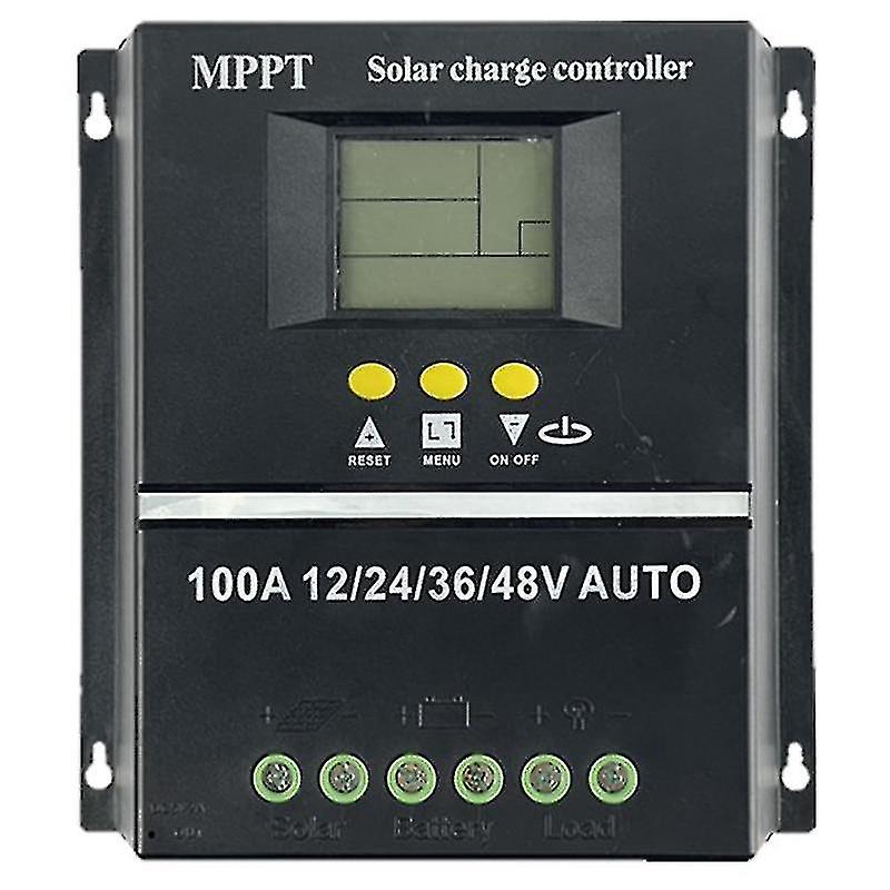 Pwm 100A 12v 24v 36v 48v Auto Solar Panel Laderegler Solar Pv Batterieladegerät mit LCD Mppt