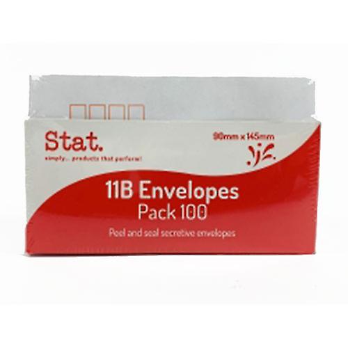 11B Stat Peel and Seal Secretive Envelopes 100 Pieces Durable High Quality