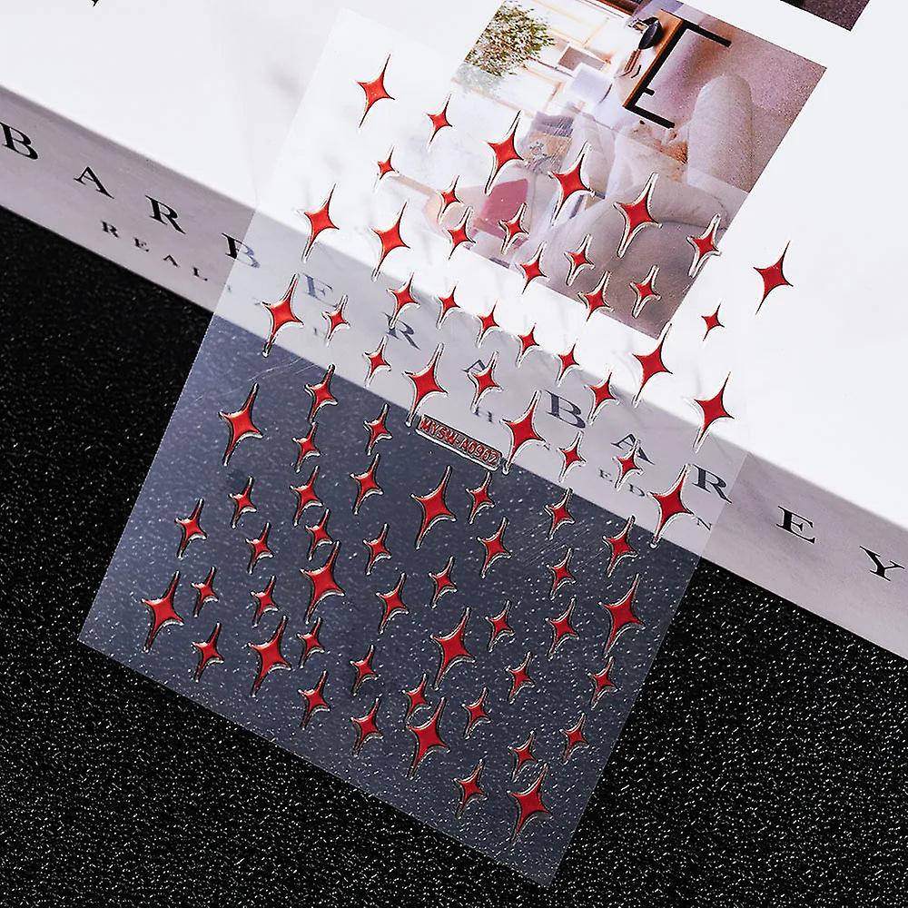 Christmas 5d Embossed Snowman Snowflakes Nail Art Stickers 8*10cm Cartoon Santa Claus Elk Christmas Decal Diy Manicure Decals &*