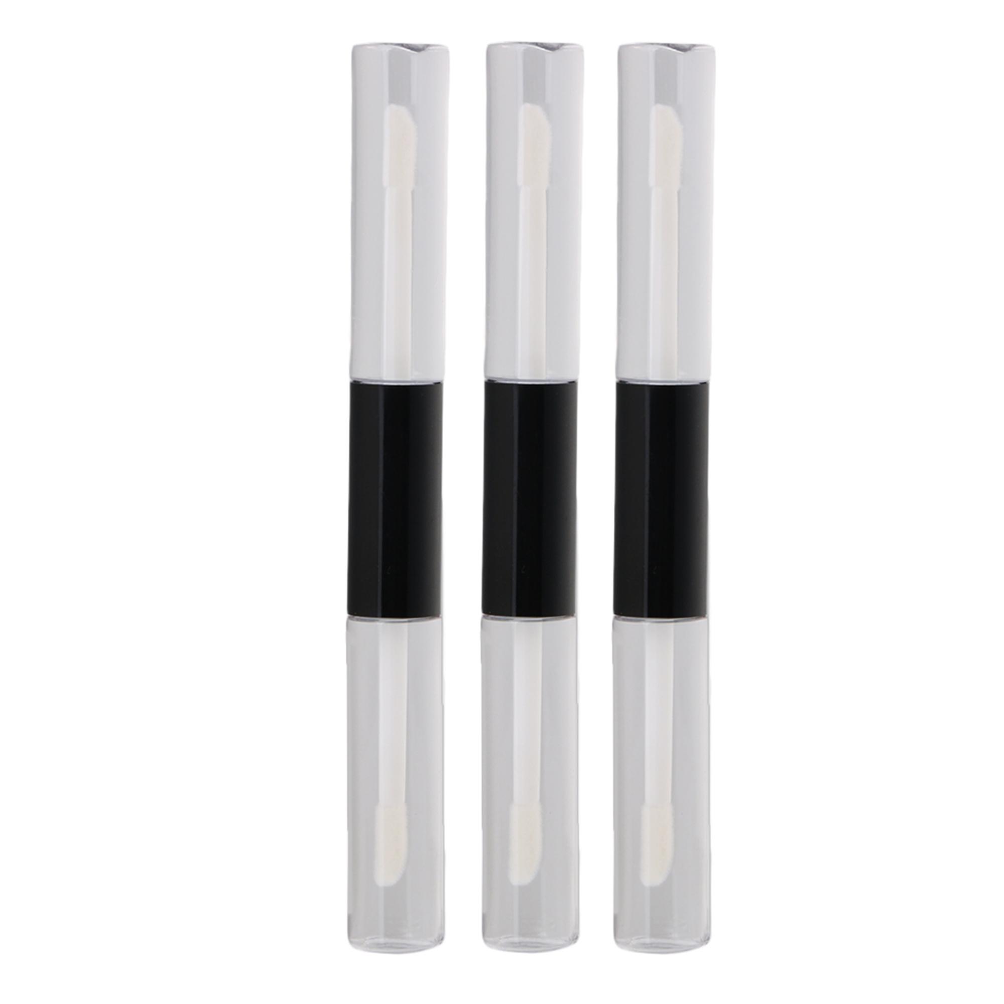 20Pieces Transparent Double Ended Clear Empty Lip Balm Containers 5ml