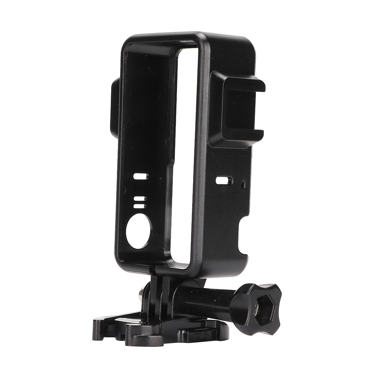 For DJI Action 2 Frame Kit Plastic Camera Protective Frame Cage Kit with 2 Cold Shoe Ports