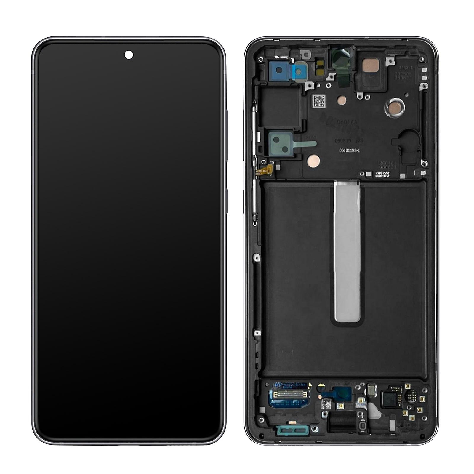 Blocco Completo Galaxy S21 FE LCD Touchscreen Originale Samsung Graphite