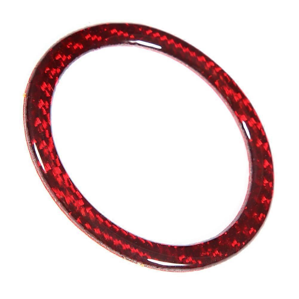 Carbon Fiber Engine Start Button Ring Trim Red for BRZ 2013-17