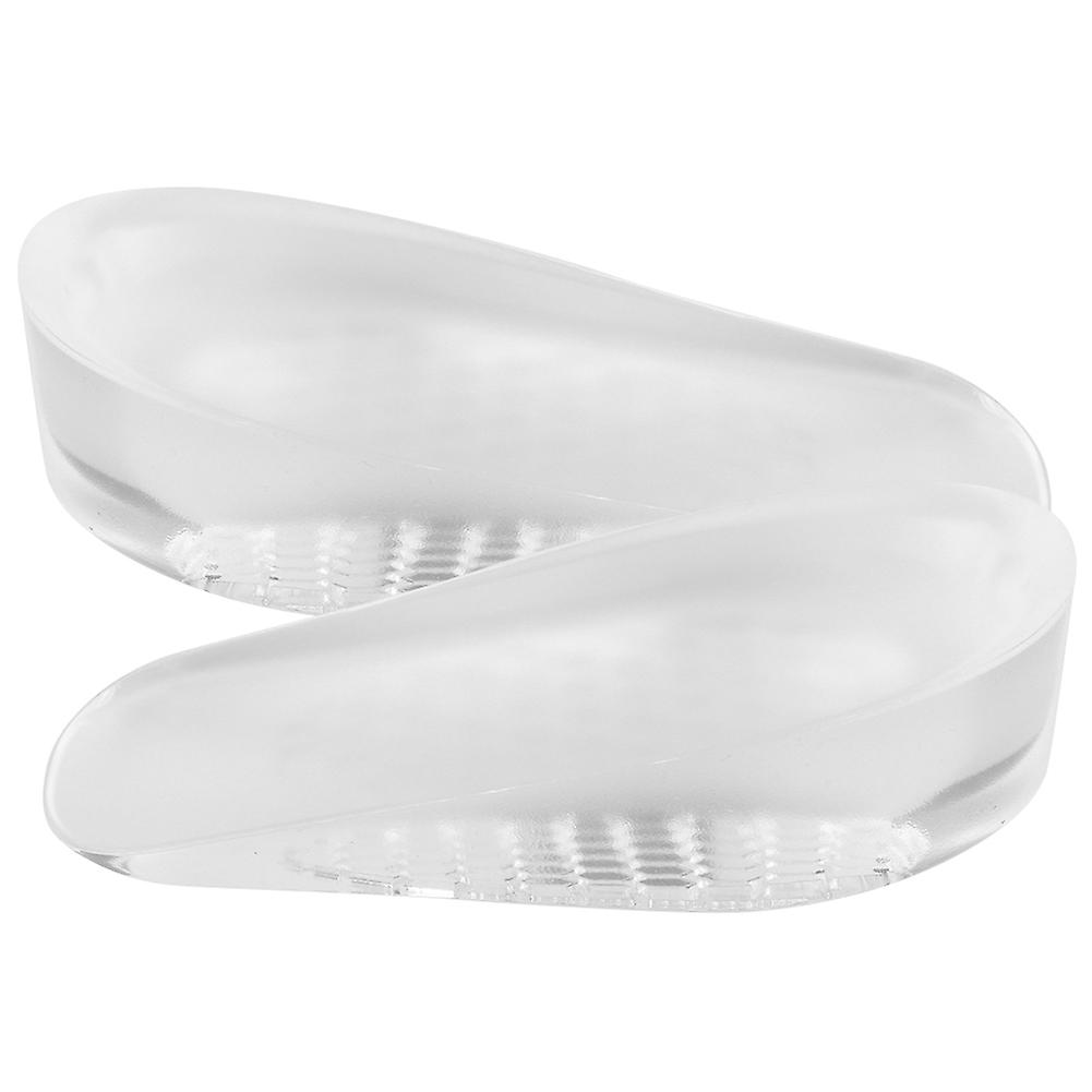 Silicone Heel Cups Shoe Inserts Half Heel Insole Height Increase Heel Support Insoles