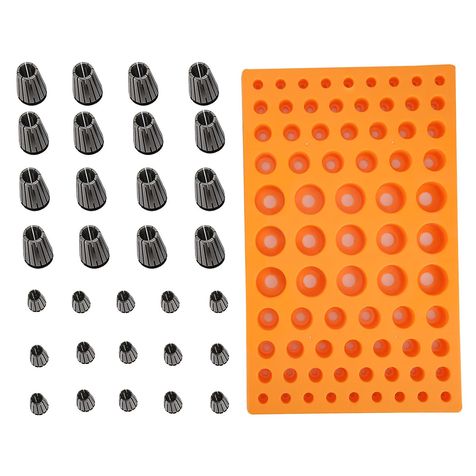 ER20/ER11 Drill Chuck Storage Box Container Tray Holder Tool Set