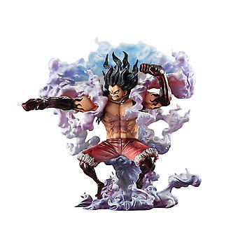 Anime Figur Samleobjekt Levende farve Ingen deformation Det ene stykke Luffy Gear Fjerde model