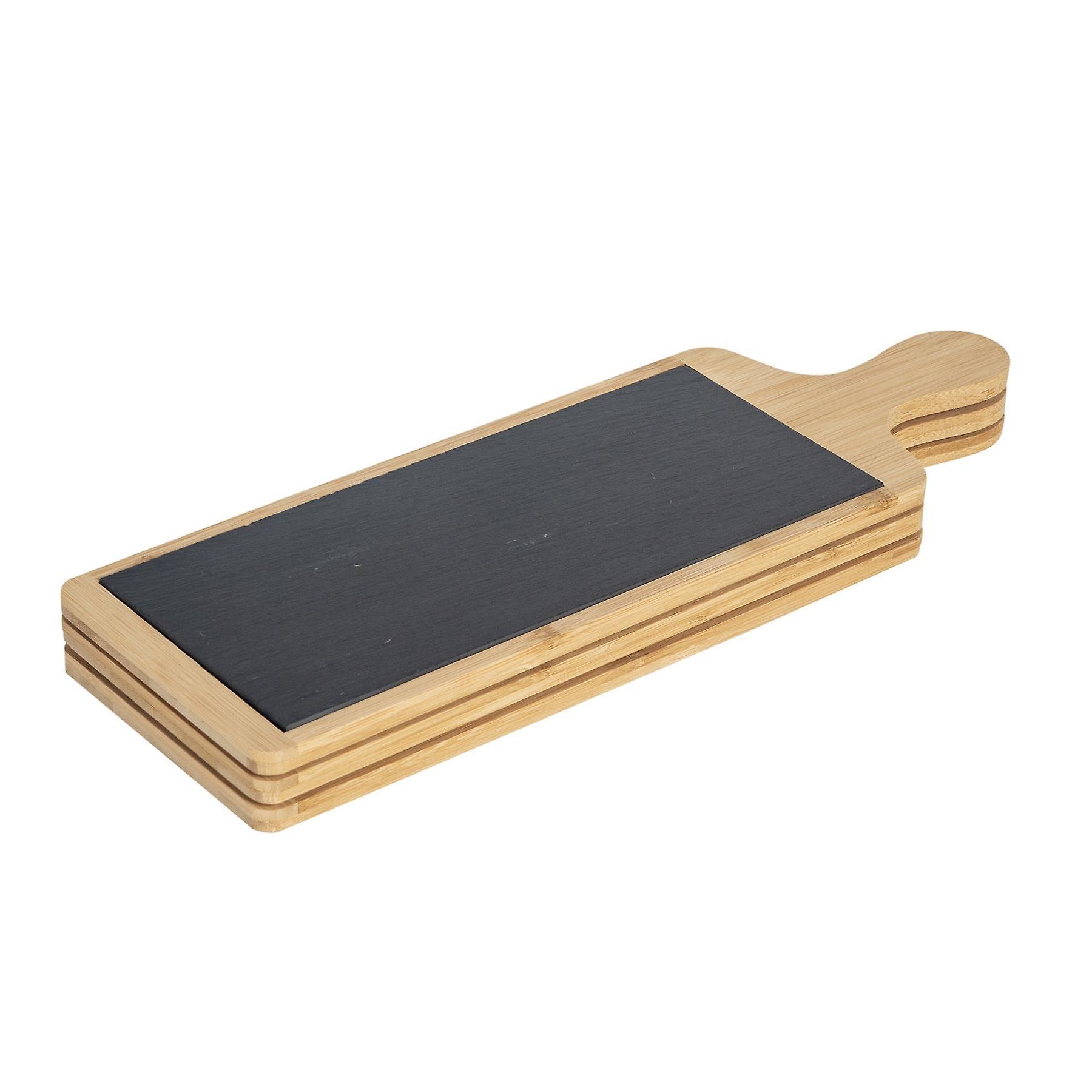 Slate Bamboo Food / Antipasti Serving Paddle Board 455x150mm Pack de