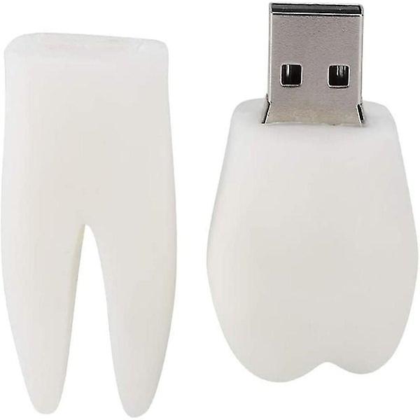 Cute Tooth-shaped 16GB USB 2.0 Flash Drive