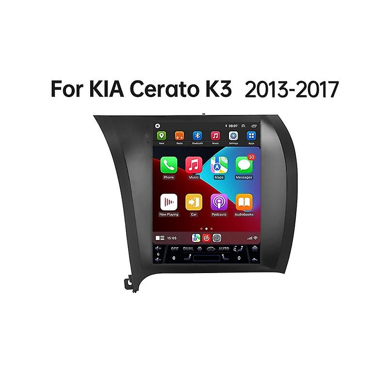 For Tesla style Carplay android auto For KIA Cerato K3 2013-2017 Car 2 Din Radio Multimedia Video