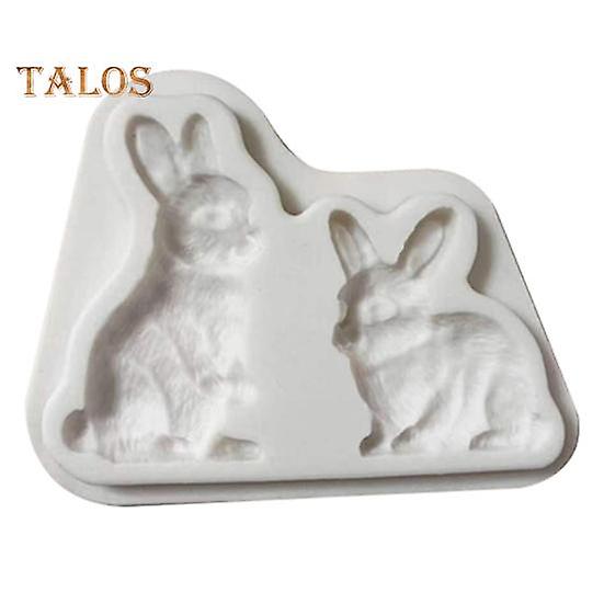 Cake Mold Washable Baking Tool Soft Unique Easter Cute Rabbit Fondant Mold Kitchenware