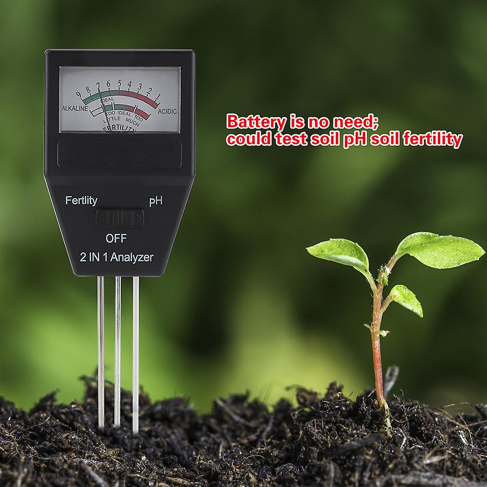 2 in 1 Soil Moisture Meter and PH Level Tester for Plants Crops Flowers Vegetable Farm