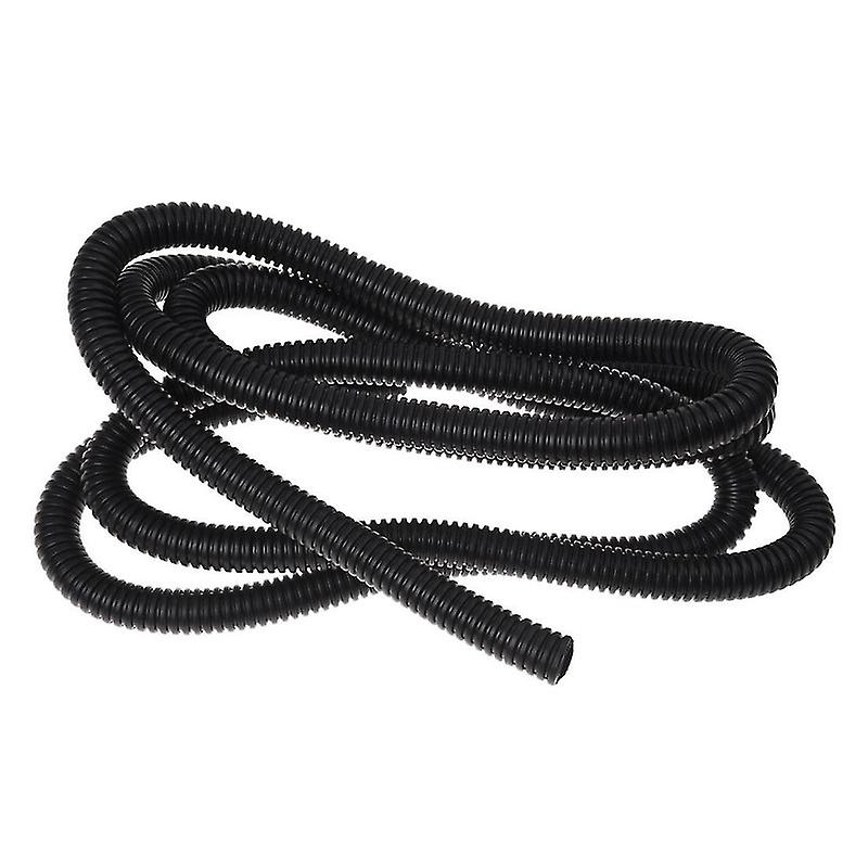 Electric Wire Protector 1/2" Dia Corrugation Split Loom Tubing Pipe 6.5Ft