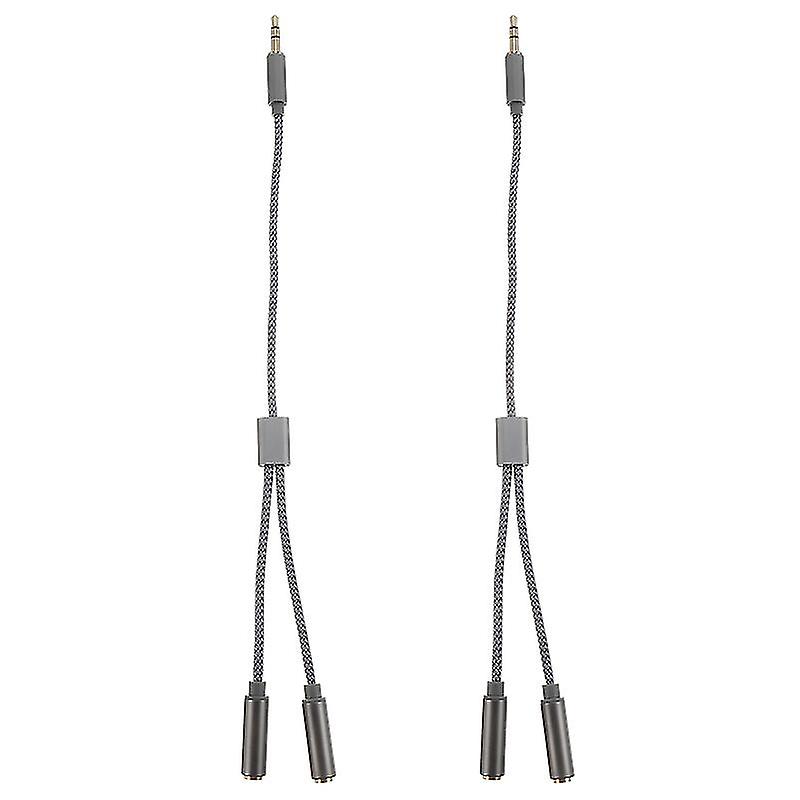 2pcs Nylon Woven Audio Converter
