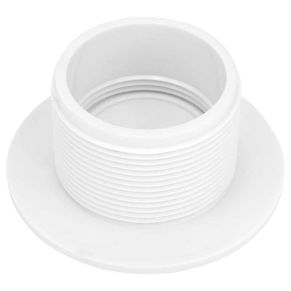 White Plastic Swimming Pool Main Drain 5.5cm Durable Inlet