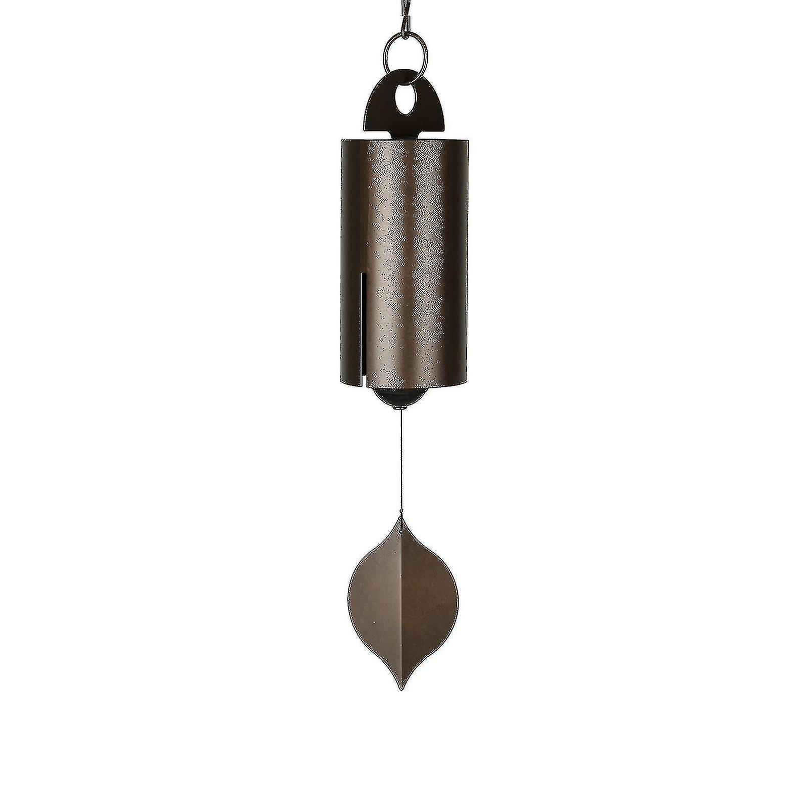 Deep Resonance Serenity Bell Windchime, Unique Low Tone Wind Chimes For Outside Copper Garden Ornament