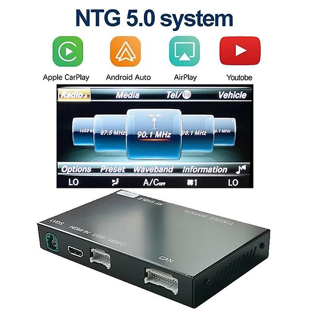Road Top Android Auto Wireless Carplay For Mercedes Benz C Class Glc W205 Ntg5.0 2015-2018 Airplay Mirroring Car Play Gps Camera