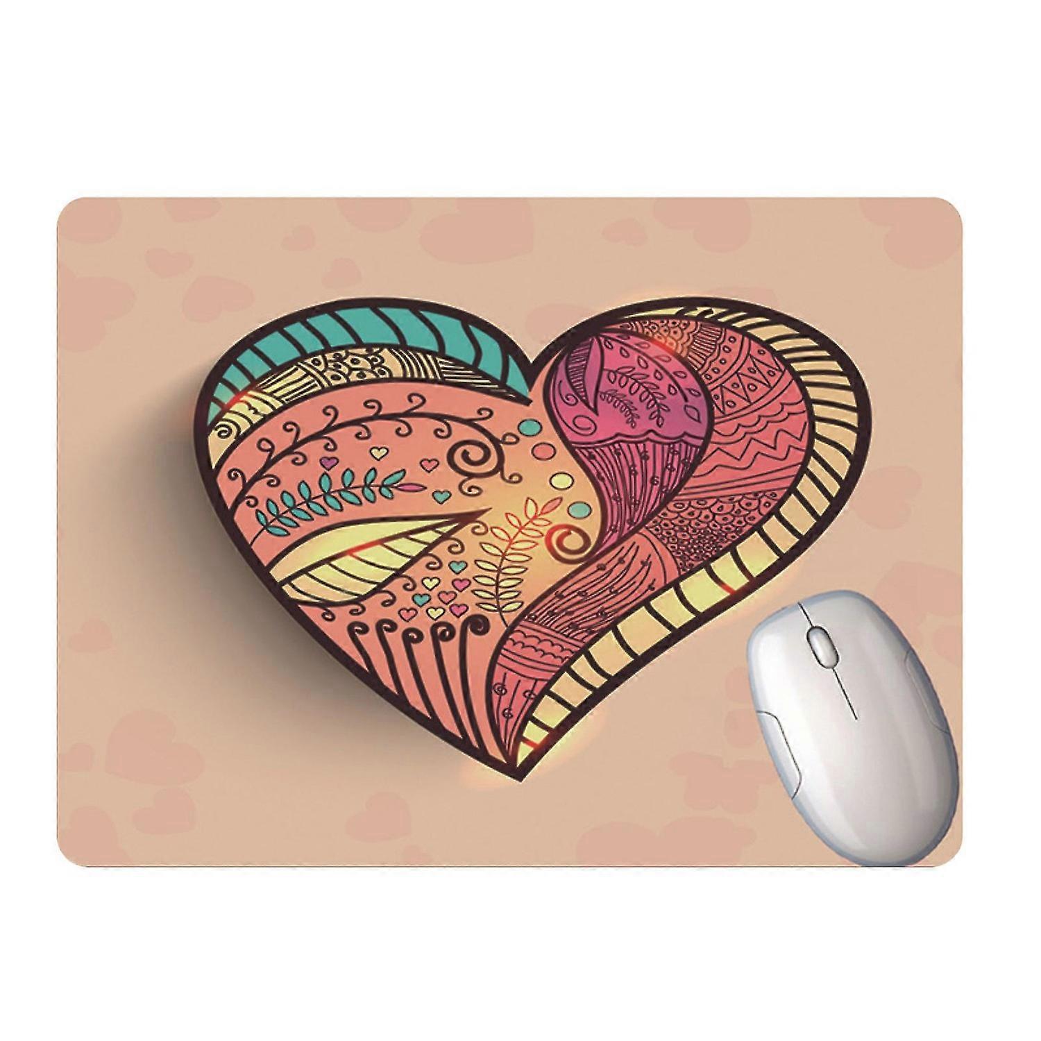 Mouse Pad Soft Anti-slip Smooth Surface Creative Pattern Desk Mouse Mat Wrist Rest for Laptop