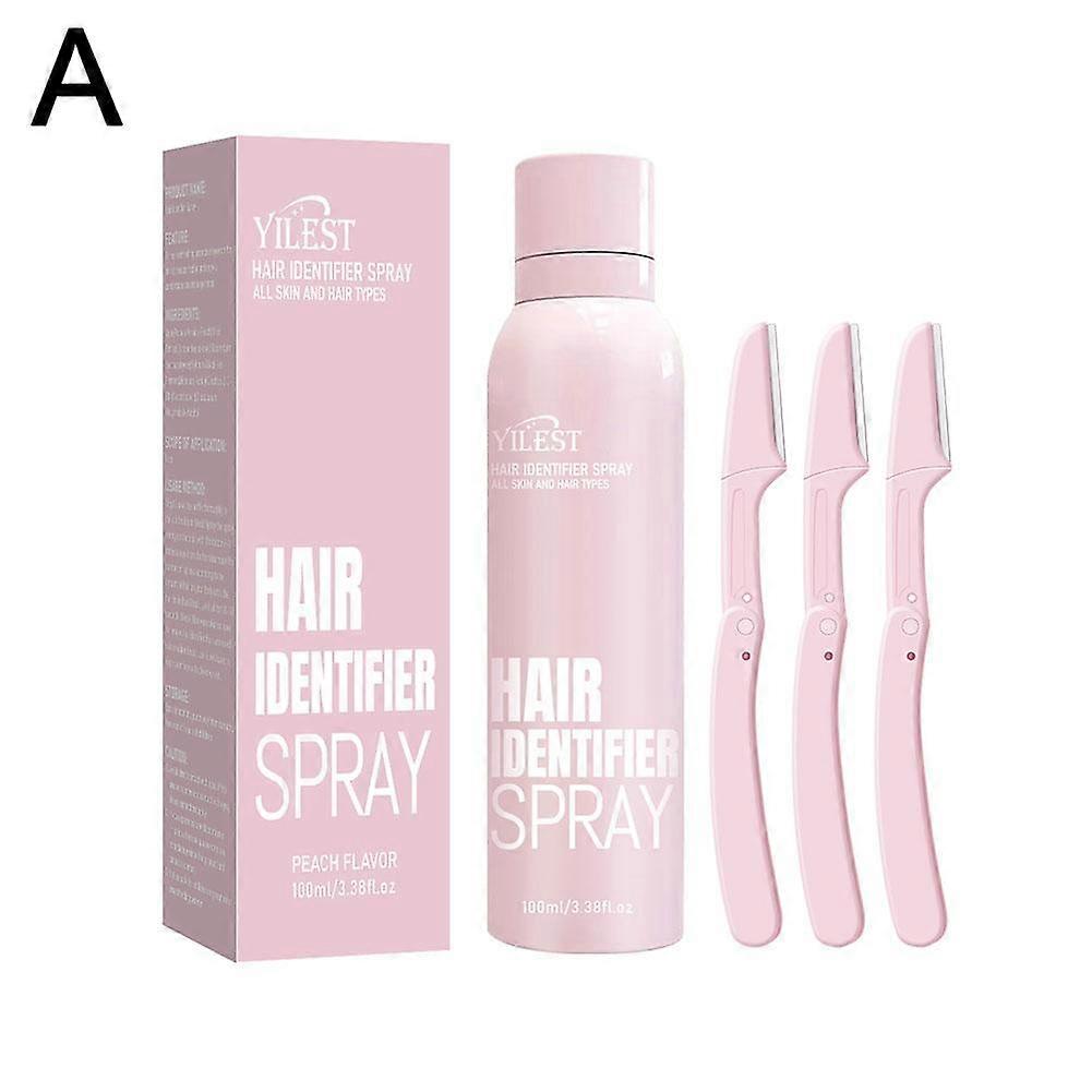 Spray d’identification Spray d’identification des poils du visage Spray pour le dermaplaning délicat