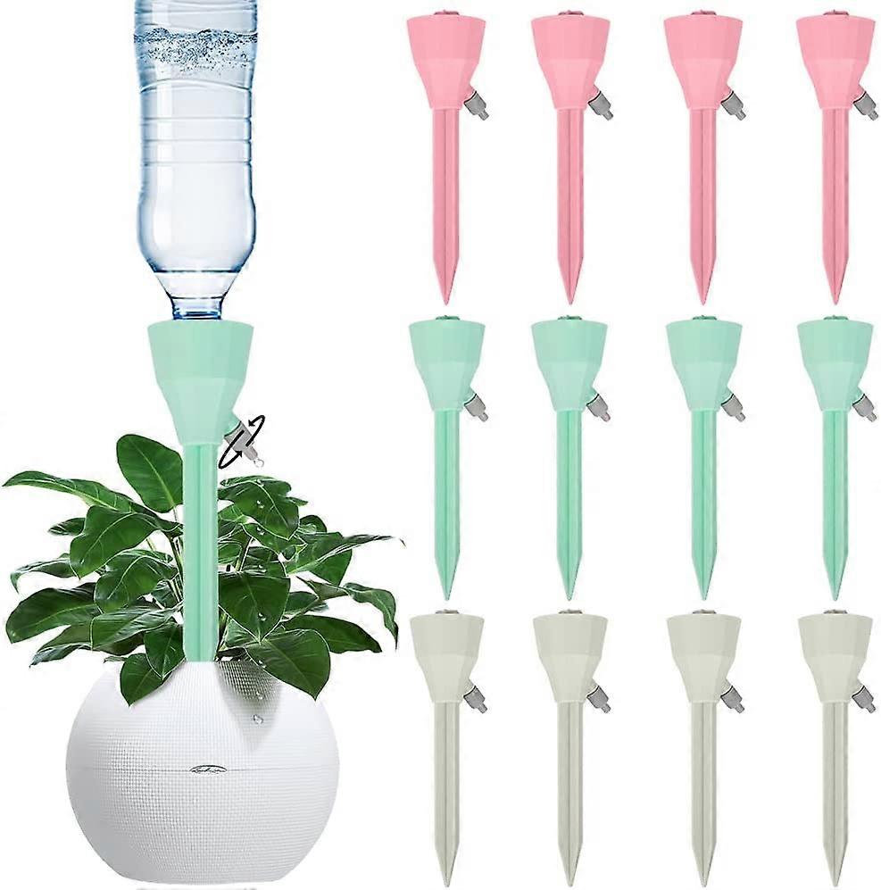 12PCS, Drip Irrigation Kit, Adjustable Indoor Plant Automatic Watering System