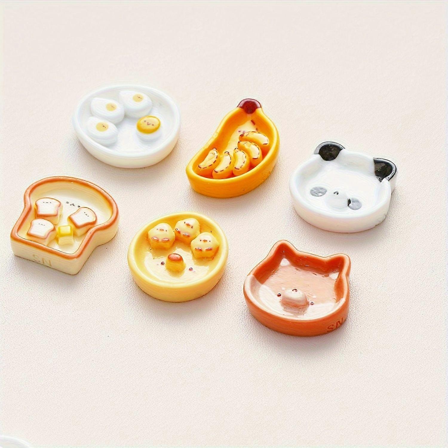 6個、冷蔵庫用マグネット、漫画のパン冷蔵庫用マグネット、かわいい装飾用マグネット、キッチンオフィスホワイトボードロッカーキャブ用のパーソナライズされた冷蔵庫用マグネット