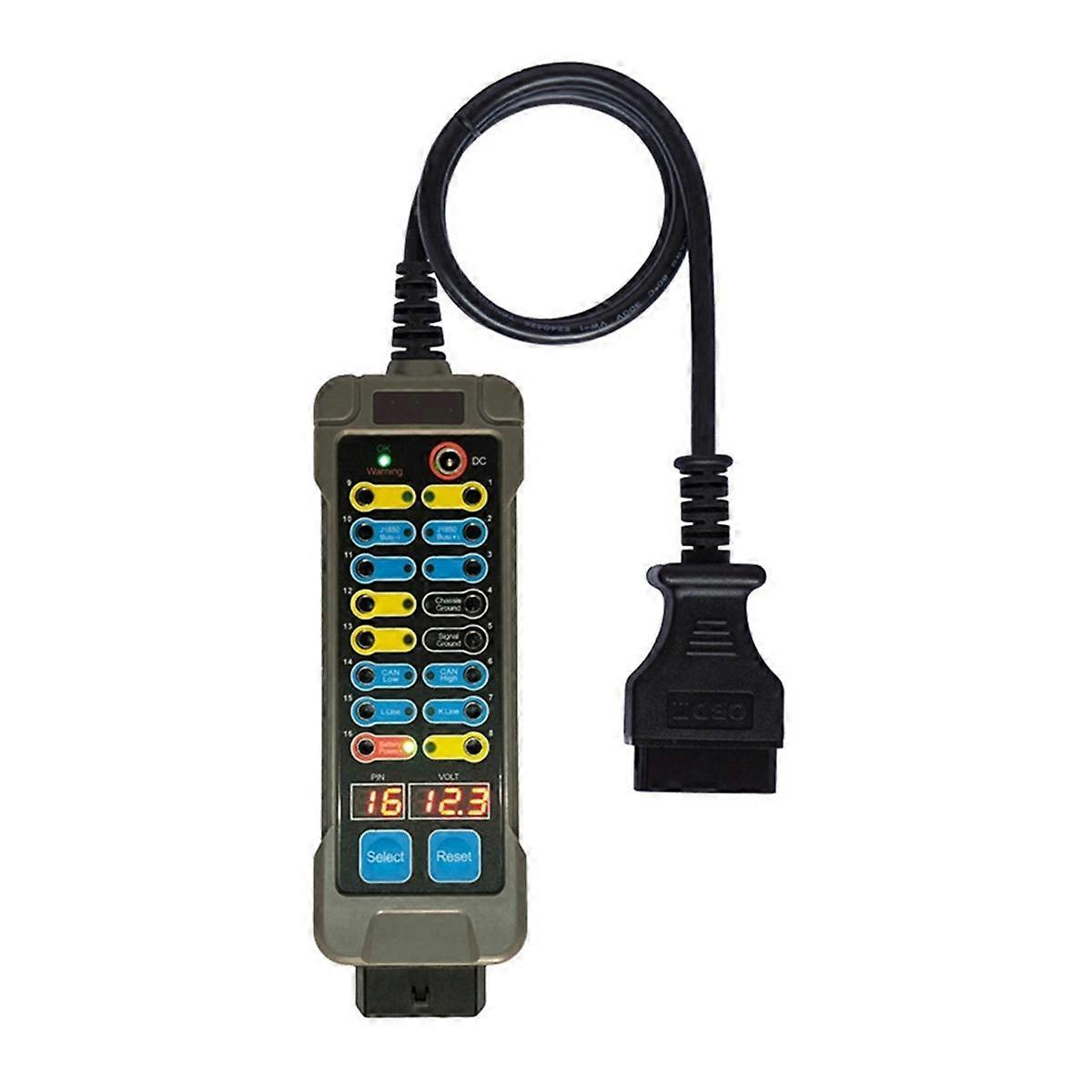 Caja de salida de coche automático OBDII Caja de conexión OBD Detector de protocolo de coche Monitor de coche de interfaz OBD2 con caja de salida de pin