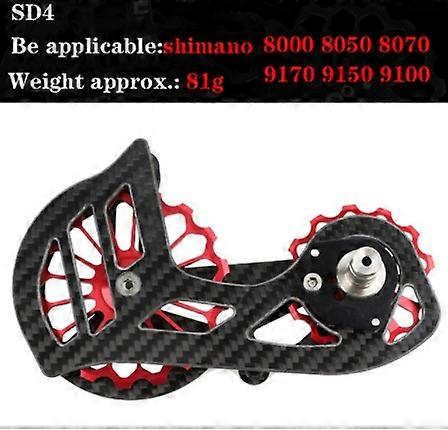 Racework road bike CS carbon fiber ceramic bearing guide wheel for