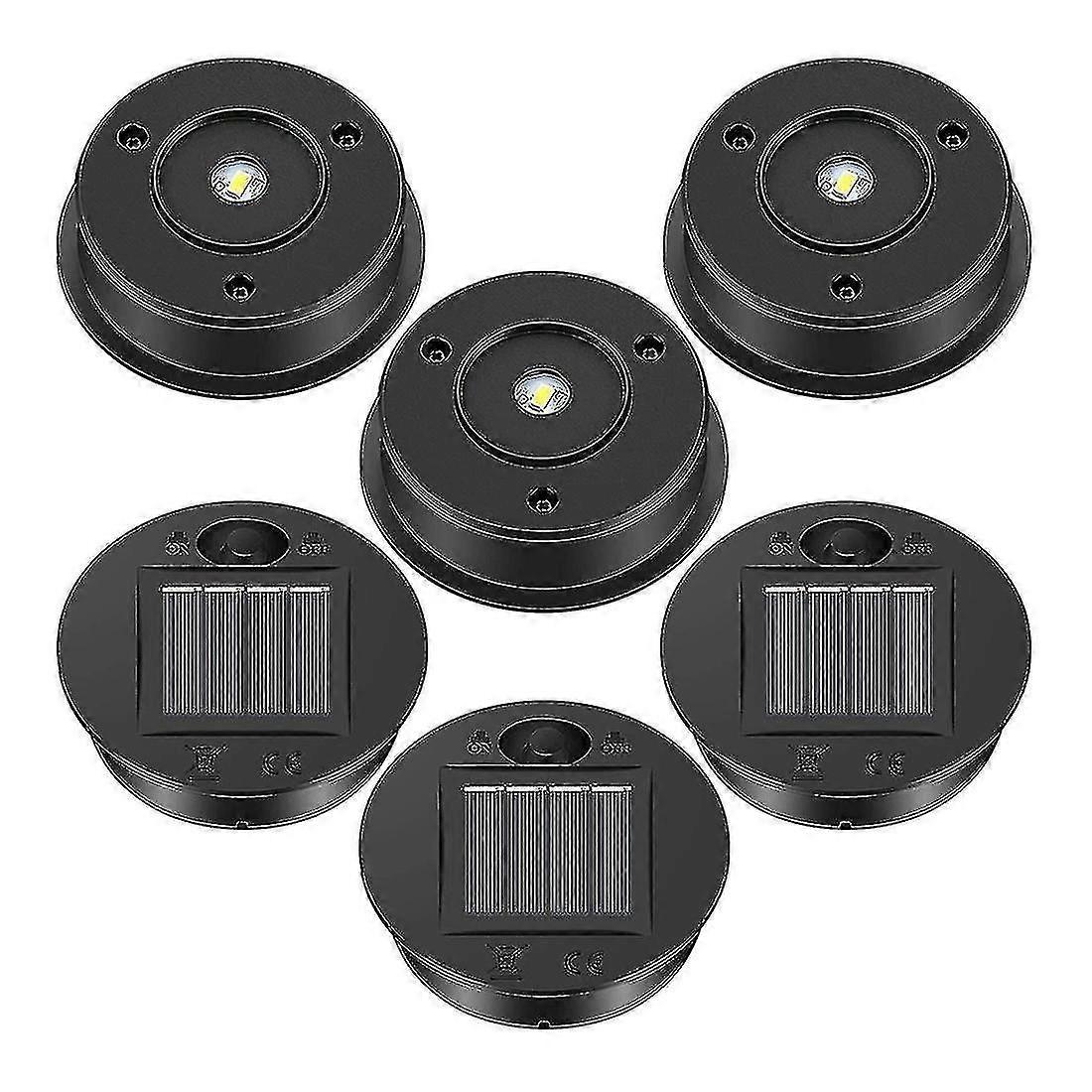 6 Pcs Solar Lights Replacement Top 7 Solar Lantern Parts Led Solar Panel Lantern Lid Lights Compatib